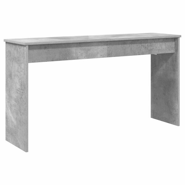 vidaXL Supporto per Tastiera Grigio cemento 120 x 32 x 64 cm