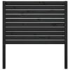 vidaXL Testiera per Letto Nera 96x4x100 cm in Legno Massello di Pino