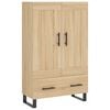 vidaXL Credenza Rovere Sonoma 69,5x31x115 cm in Legno Multistrato