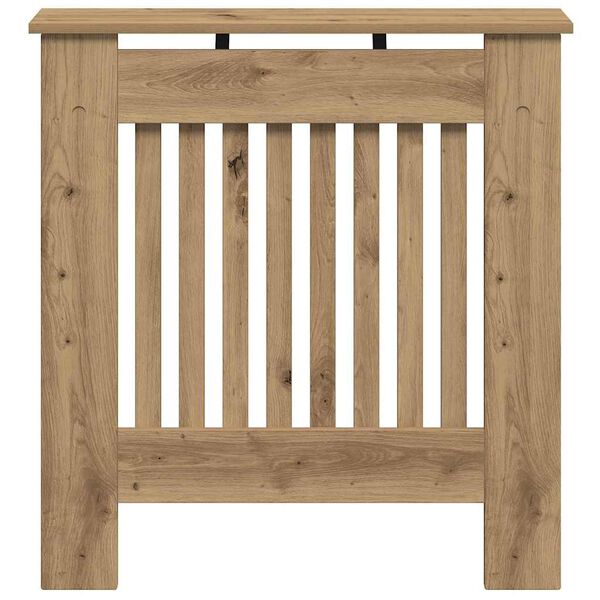 vidaXL Copertura per radiatori Rovere artigianale 78 x 19 x 81,5 cm