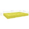 vidaXL Cuscini per Pallet e Pavimento 5 pz Verde Mela in Cotone