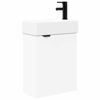 vidaXL Mobile bagno con rubinetto Bianco 45,5 x 22,5 x 84 cm