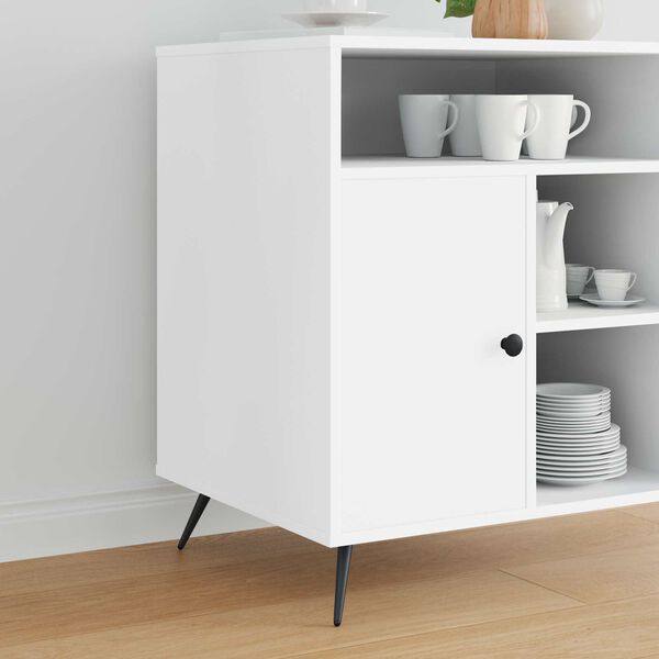 vidaXL Piedini in Piedi 2 pcs Nero 56 x 56 x 100 mm Ferro