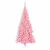 vidaXL Albero di Natale con 300 LED con supporto Rosa 240 cm PVC