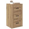 vidaXL Credenza Rovere artigianale 40 x 33 x 70 cm Legno multistrato