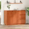 vidaXL Credenza Rovere Marrone 111 x 34 x 75 cm Pino massello
