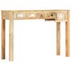 vidaXL Tavolo Consolle 110x30x75 cm in Legno Massello di Mango