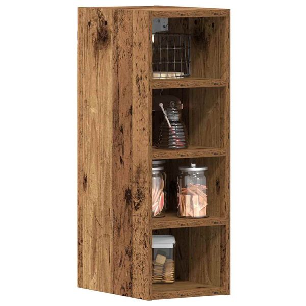 vidaXL Mobile Pensile &ldquo;Riga&rdquo; Legno Antico 20x29,5x60 cm