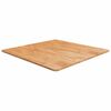 vidaXL Piano Tavolo Quadrato Marrone Chiaro 80x80x1,5 Rovere Trattato