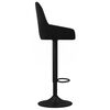 vidaXL Sgabelli da Bar 2 pz Neri in Velluto