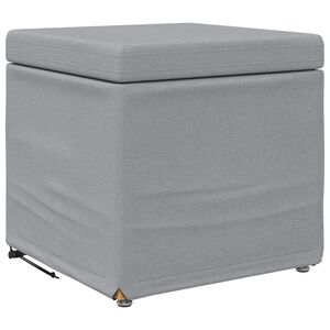 vidaXL Pouf Grigio chiaro 41 x 41 x 40 cm