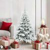 vidaXL Albero di Natale artificiale con 150 LED Bianco 120 cm PE e PVC