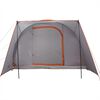 vidaXL Tenda da Campeggio 2 Persone Grigio e Arancione Impermeabile
