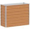 vidaXL Letto rialzato da giardino Marrone Chiaro 100 x 40 x 77 cm