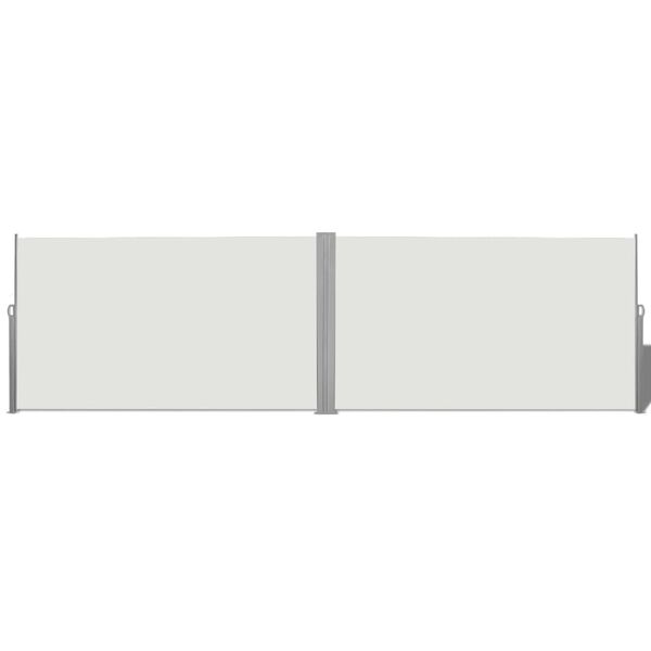 vidaXL Tenda da Sole Laterale Retrattile 180x600 cm Crema