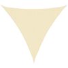 vidaXL Vela Parasole 160 g/m&sup2; Crema 3x3x3 m in HDPE