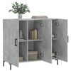 vidaXL Credenza Grigio Cemento 90x34x80 cm in Legno Multistrato