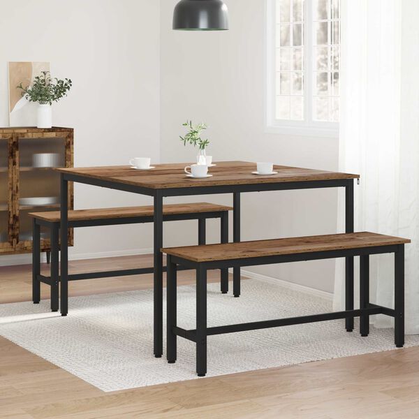 vidaXL Tavoli da pranzo 110 x 110 x 75 cm METALLO