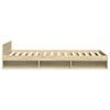 vidaXL Giroletto Cassetto Rovere Sonoma 75x190 cm Legno Multistrato
