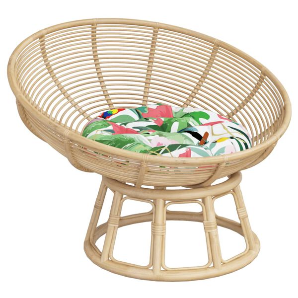 vidaXL Cuscino Rotondo Multicolore &Oslash; 60x11 cm in Tessuto Oxford