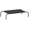 vidaXL Cuccia per Cani Rialzata Nera 90x50x20 cm Tela Oxford e Acciaio