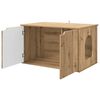 vidaXL Casa per Gatti Rovere Artigianale 85 x 55 x 50,5 cm