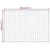 vidaXL Coperta Ponderata Grigia 140x200 cm 10 kg Tessuto