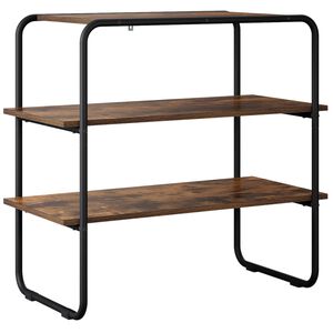 vidaXL Tavolo consolle Rovere Fumo 60 x 41 x 75 cm