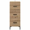 vidaXL Credenza Rovere artigianale 34,5 x 34 x 90 cm Legno multistrato