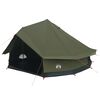 vidaXL Tenda Familiare 10 persona Verde militare Policotone