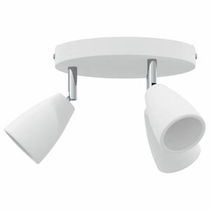 vidaXL Faretto da soffitto Bianco 19 x 19 x 14,5 cm Metallo