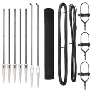 vidaXL Palo della recinzione Grigio