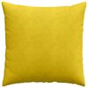 vidaXL Cuscini da Divano 2 pcs Giallo 60 x 60 cm Tessuto in Cords