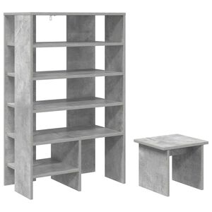 vidaXL Mobile per scarpe 2 pz 62 x 35 x 100 cm Legno ingegnerizzato