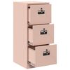 vidaXL Armadio per File con cassetto Rosa 44 x 50 x 106.5 cm