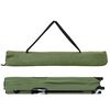vidaXL Letto da campeggio pieghevole 2 pcs Verde 206 x 76 x 74 cm