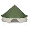 vidaXL Tenda Familiare Tipi per 6 Persone Verde Impermeabile