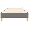 vidaXL Struttura Letto a Rete a Molle Grigio Scuro 100x200 cm Tessuto