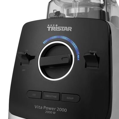 Tristar Frullatore BL-4473 Vita Power 2000 W Nero e Argento