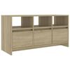 vidaXL Mobile Porta TV Rovere Sonoma 102x37,5x52,5 cm in Truciolato