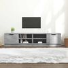 vidaXL Mobili TV 2 pz Grigio Cemento 80x35x36,5cm in Legno Multistrato