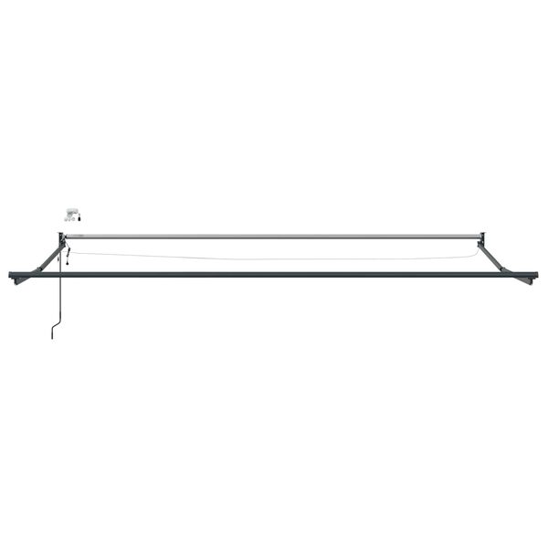 vidaXL Struttura della tenda elettrica retrattile Antracite 4 x 2 m