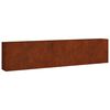 vidaXL Fioriera Rialzata da Giardino 360x40x80 cm in Acciaio Corten