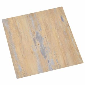 vidaXL Tavole per Pavimenti Marrone e Grigio 5,11 m&sup2; 55 pz PVC