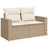 vidaXL Set Divano da Giardino 8 pcs Beige polyrattan