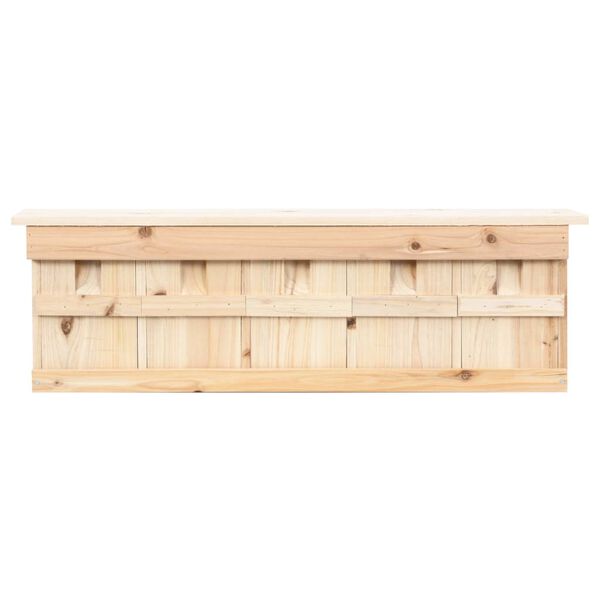 vidaXL Casetta per Passeri con 5 Camere 68x15x21 cm Legno di Abete