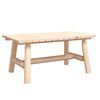 vidaXL Tavolino da Salotto 90x50x41 cm Legno Massello di Abete Rosso