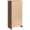 vidaXL Armadio con Cassetto Rovere Marrone 55,5x34x119,5 cm Truciolato