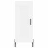 vidaXL Credenza Bianca 34,5x34x180 cm in Legno Multistrato