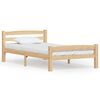 vidaXL Giroletto senza Materasso 100x200 cm in Legno Massello di Pino